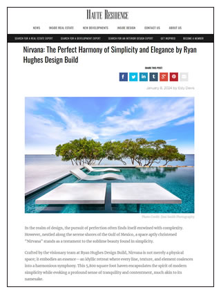 Click here for Nirvana: The Perfect Harmony of Simplicity and Elegance by Ryan Hughes Design Build Jan 8 2024 (pdf)